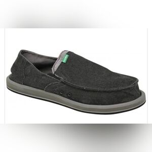 Sanuk Pick Pocket Denim Sidewalk Surfer,size 10